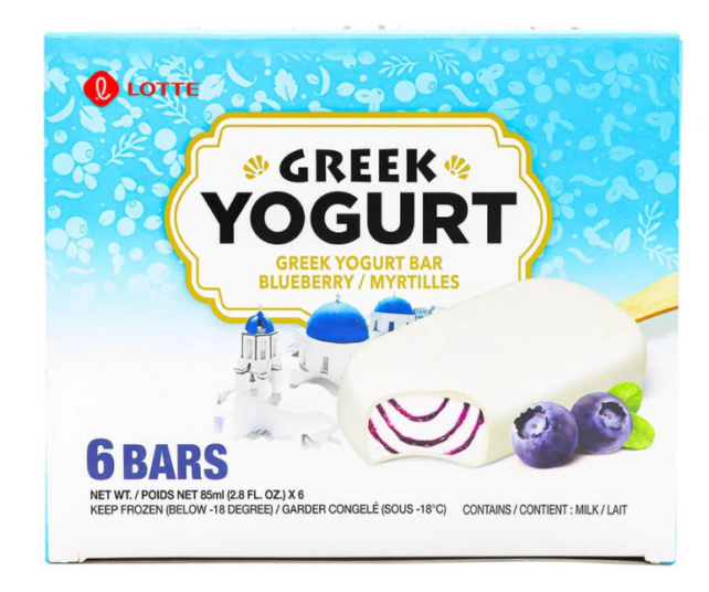 GREEK YOGURT/BLUEBERRY ICE BAR